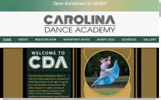 Carolina Dance Academy website