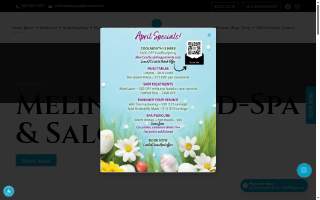 Melindas Med-Spa And Salon website