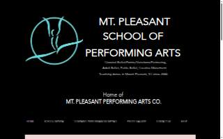 Mt Pleasant School of Performing Arts, LLC website