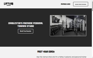 WERKD Fitness Training & Nutrition of Charleston website