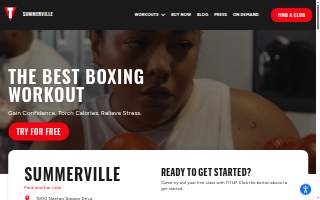 TITLE Boxing Club Summerville website