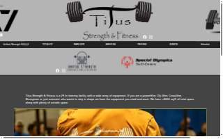 Titus Strength And Fitness website