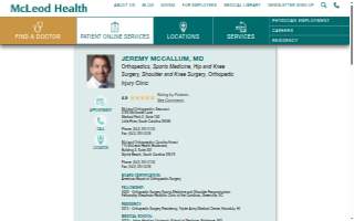 Jeremy Mccallum, Md of Myrtle Beach website