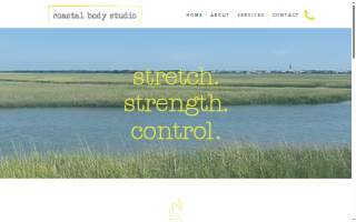 Coastal Body Studio website