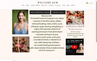 Satori Yoga Charleston website