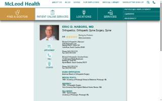 Eric D. Nabors, Md website