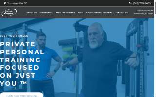 Just You Fitness - Summerville website
