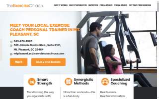 The Exercise Coach Mt Pleasant SC website