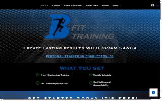 Personal Fitness and Nutrition training website