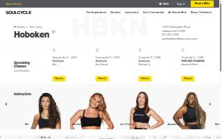 SoulCycle HBKN - Hoboken website