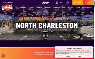 Crunch Fitness - North Charleston website
