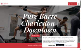 Pure Barre of Charleston website