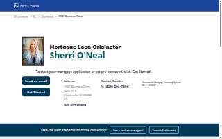 Fifth Third Mortgage - Sherri O'Neal website