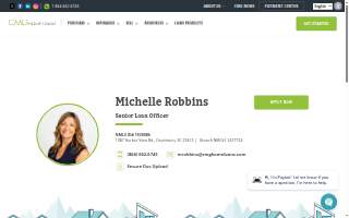 Michelle Robbins - CMG Home Loans website