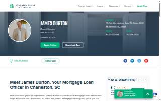 James Burton | Southern Trust Mortgage website