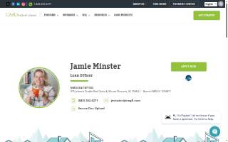 Jamie Minster - CMG Home Loans Mortgage Loan Officer NMLS# 1871743 website
