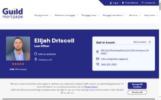 Guild Mortgage - Elijah Driscoll website
