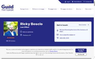 Ricky Boscio - Guild Mortgage website