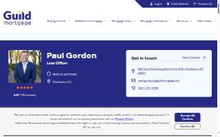 Paul Gordon of Guild Mortgage website