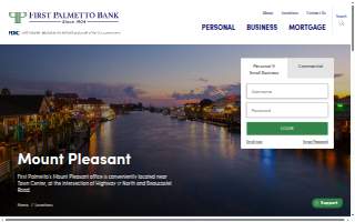 First Palmetto Bank of Mt Pleasant website