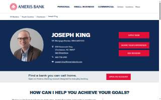 Joseph King - Ameris Bank Mortgage website