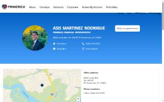 Asis Martinez Rodrigue: Primerica - Financial Services website