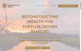 Reconstructing Wealth website