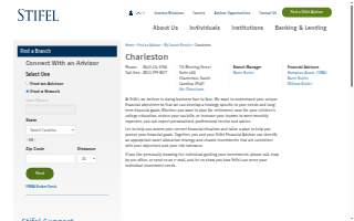 Stifel of Charleston website