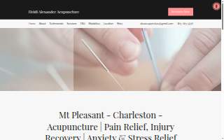 Heidi Alexander Acupuncture Mt Pleasant Charleston SC website