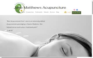 Jane Matthews Acupuncture website