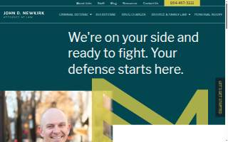 John D. Newkirk Attorney at Law, LLC of Greer website