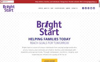 Bright Start of Greenville website