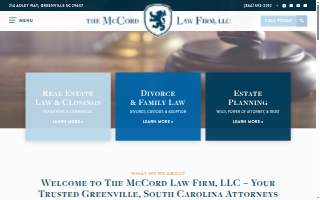 The McCord Law Firm, LLC website