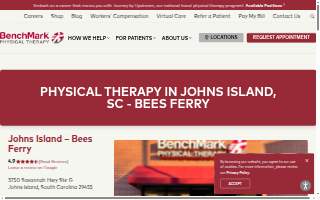 BenchMark Physical Therapy of Johns Island website
