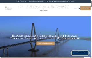 Beyond Wellness Chiropractic Mt Pleasant website