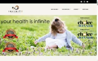 Infinite Chiropractic website