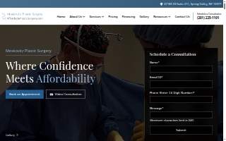Affordable Plastic Surgery website