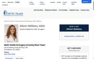 Alison Belleau, MSN website