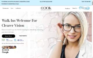 The Look Eyecare Eyewear website
