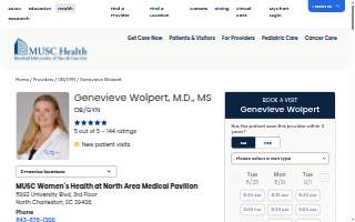 Genevieve A Wolpert, MD, MSc in Global Health website