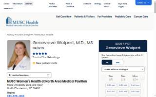Genevieve Wolpert, MD, MS website