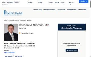 Cristian M. Thomae, MD website