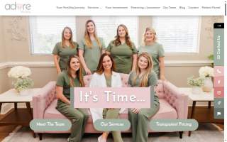 Adore Fertility website