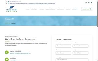 Mental Health HEROES website