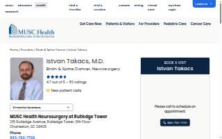 Istvan Takacs, MD website