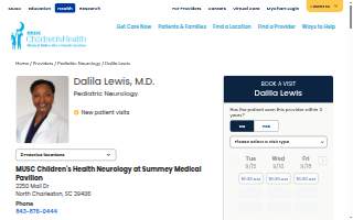 Dalila Lewis, MD website