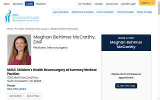 Meghan Behlmer McCarthy, DNP website
