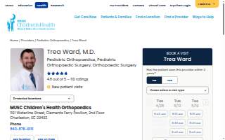 Trea Ward, MD website