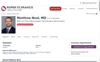 Matthew Neal, MD, MBA website