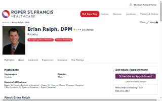 Brian G. Ralph, DPM website